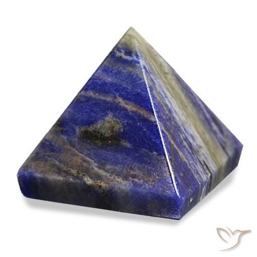 104.98 ct Blue Sodalite Stone, Natural Sodalite in Pyramid Cabochon Shape for Sale