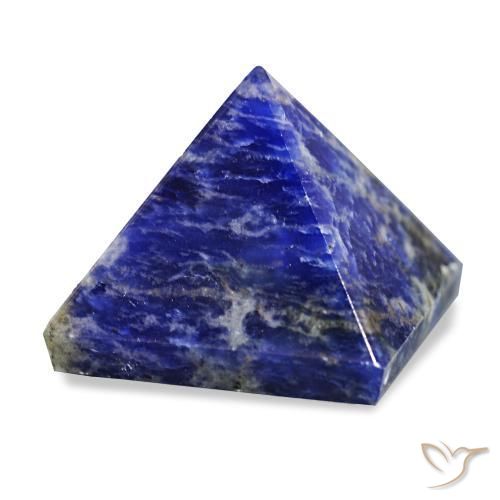 90.73 ct Blue Sodalite Stone, Natural Sodalite in Pyramid Cabochon Shape for Sale