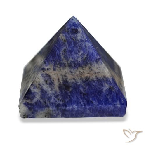 81.65 ct Blue Sodalite Gemstone, Sodalite Gem in Pyramid Cabochon Shape for Sale.