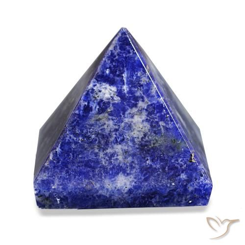 82.80 ct Blue Sodalite Gemstone, Sodalite Gem in Pyramid Cabochon Shape for Sale.