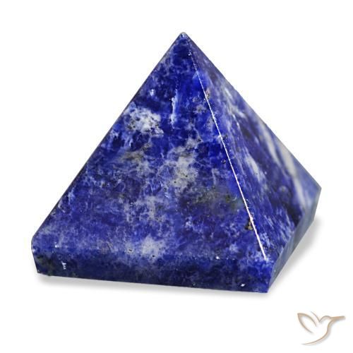 82.80 ct Blue Sodalite Stone, Natural Sodalite in Pyramid Cabochon Shape for Sale
