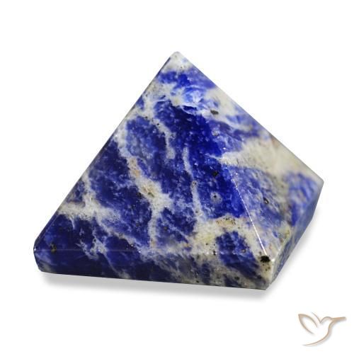 82.12 ct Blue Sodalite Stone, Natural Sodalite in Pyramid Cabochon Shape for Sale