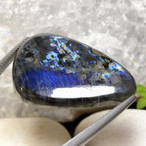 Spectrolite Gemstone in 31.1 x 20.5 mm Size for Sale, Spectrolite Stone in Multicolor Color