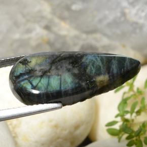 Spectrolite Gemstone in 21.5 x 11.5 mm Size for Sale, Spectrolite Stone in Multicolor Color