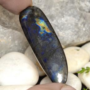 Spectrolite Gemstone in 49.5 x 15.6 mm Size for Sale, Spectrolite Stone in Multicolor Color