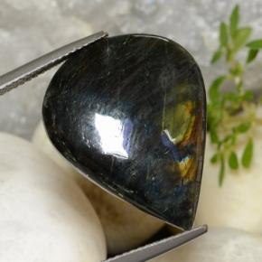 Spectrolite Gemstone in 23.3 x 18.3 mm Size for Sale, Spectrolite Stone in Multicolor Color