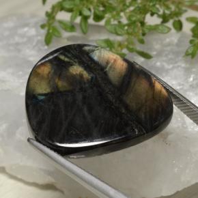 Spectrolite Gemstone in 28 x 24.8 mm Size for Sale, Spectrolite Stone in Multicolor Color