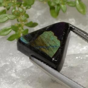 Spectrolite Gemstone in 13.4 x 12.1 mm Size for Sale, Spectrolite Stone in Multicolor Color