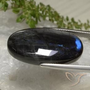 Spectrolite Gemstone in 28.3 x 15.6 mm Size for Sale, Spectrolite Stone in Multicolor Color