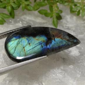 Spectrolite Gemstone in 22.9 x 11.9 mm Size for Sale, Spectrolite Stone in Multicolor Color