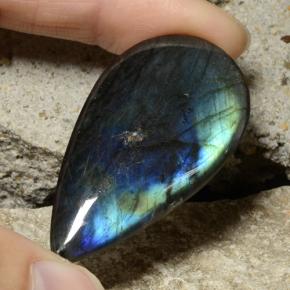 Spectrolite Gemstone in 44.9 x 24 mm Size for Sale, Spectrolite Stone in Multicolor Color