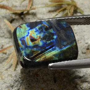 Spectrolite Gemstone in 14.1 x 12.3 mm Size for Sale, Spectrolite Stone in Multicolor Color