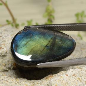 Spectrolite Gemstone in 22.8 x 14.5 mm Size for Sale, Spectrolite Stone in Multicolor Color