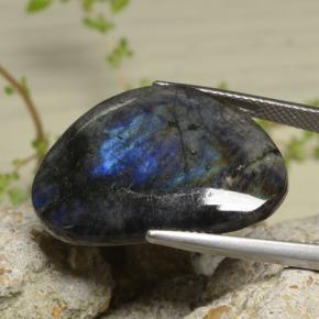 Spectrolite Gemstone in 26.6 x 18.5 mm Size for Sale, Spectrolite Stone in Multicolor Color