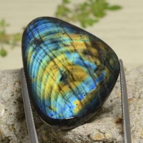 Spectrolite Gemstone in 37.7 x 24.5 mm Size for Sale, Spectrolite Stone in Multicolor Color