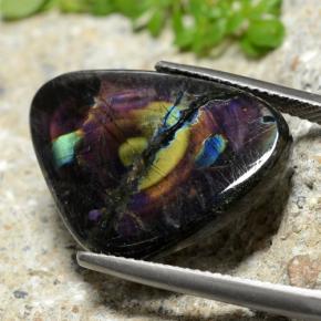Spectrolite Gemstone in 23.4 x 17.2 mm Size for Sale, Spectrolite Stone in Multicolor Color