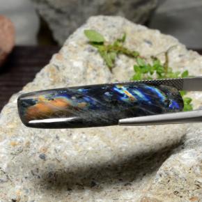 Spectrolite Gemstone in 40.4 x 15.3 mm Size for Sale, Spectrolite Stone in Multicolor Color