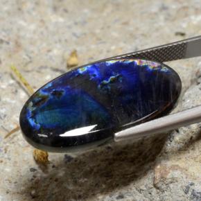 Spectrolite Gemstone in 26.7 x 14.6 mm Size for Sale, Spectrolite Stone in Multicolor Color