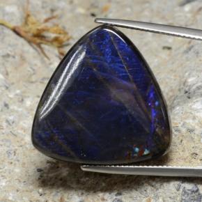 23.11 ct Multicolor Spectrolite Gemstone, Spectrolite Gem in Trillion Cabochon Shape for Sale.