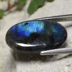 Spectrolite Gemstone in 15.8 x 9.4 mm Size for Sale, Spectrolite Stone in Multicolor Color