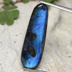 4.87 ct Multicolor Spectrolite Gemstone, Spectrolite Gem in Fancy Cabochon Shape for Sale.