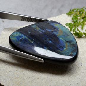 Spectrolite Gemstone in 34.9 x 24.3 mm Size for Sale, Spectrolite Stone in Multicolor Color