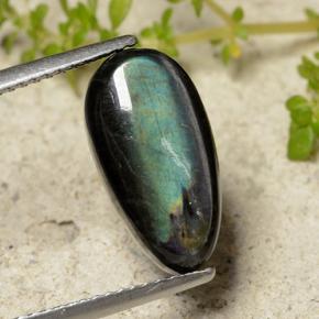 Spectrolite Gemstone in 14.8 x 7.7 mm Size for Sale, Spectrolite Stone in Multicolor Color