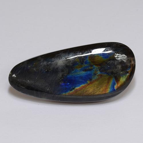 Multicolor Spectrolite Gem - 16.3ct Fancy Cabochon (ID: 482330)