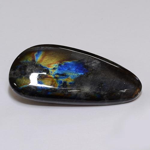Spectrolite Gemstone in 32.8 x 14.9 mm Size for Sale, Spectrolite Stone in Multicolor Color