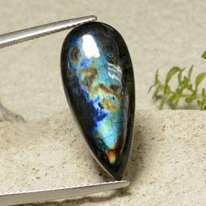 Spectrolite Gemstone in 24.1 x 10.8 mm Size for Sale, Spectrolite Stone in Multicolor Color