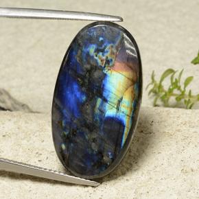 14.8ct Oval Cabochon Multicolor Spectrolite for sale thumb image of 14.8ct Oval Cabochon Multicolor Spectrolite (ID: 482333)