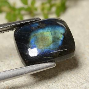 Spectrolite Gemstone in 9.7 x 8.5 mm Size for Sale, Spectrolite Stone in Multicolor Color