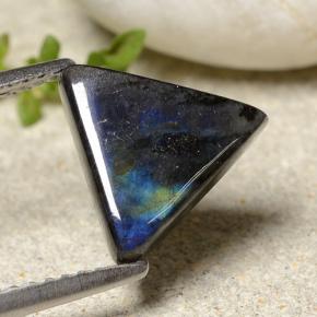 Spectrolite Gemstone in 10.4 x 9.4 mm Size for Sale, Spectrolite Stone in Multicolor Color