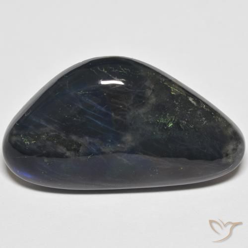 Spettrolite multicolore taglio fantasia da 16,2 ct dalla Finlandia, dimensione 26,9 x 15mm, pietra preziosa naturale non trattati , purezza Opaque, spettrolite Cabochon fantasia da 1 pz, durezza Mohs di 6 - 6,5, Photo A