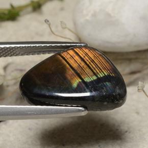 Spectrolite Gemstone in 17.2 x 11.4 mm Size for Sale, Spectrolite Stone in Multicolor Color
