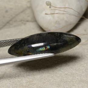 Spectrolite Gemstone in 24 x 9.2 mm Size for Sale, Spectrolite Stone in Multicolor Color