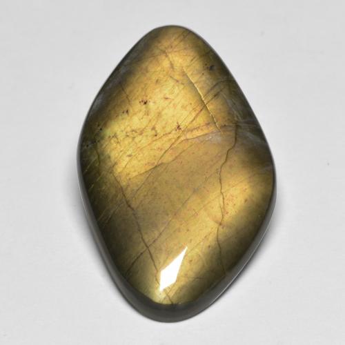 Multicolor Spectrolite Gem - 16.3ct Rhomb Cabochon (ID: 482549)