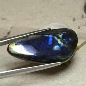 Spectrolite Gemstone in 33.3 x 16.7 mm Size for Sale, Spectrolite Stone in Multicolor Color