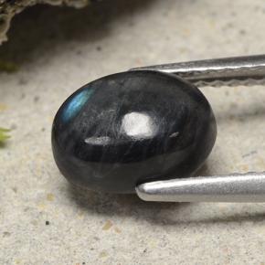 Spectrolite Gemstone in 8.4 x 6.2 mm Size for Sale, Spectrolite Stone in Multicolor Color