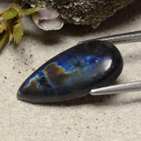 Spectrolite Gemstone in 18.7 x 8.4 mm Size for Sale, Spectrolite Stone in Multicolor Color