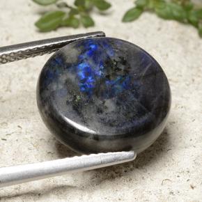 Spectrolite Gemstone in 14 mm (calibrated) Size for Sale, Spectrolite Stone in Multicolor Color