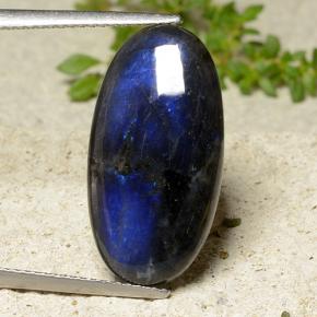 8.20 ct Multicolor Spectrolite Gemstone, Spectrolite Gem in Oval Cabochon Shape for Sale.