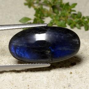 8.20 ct Multicolor Spectrolite Stone, Natural Spectrolite in Oval Cabochon Shape for Sale