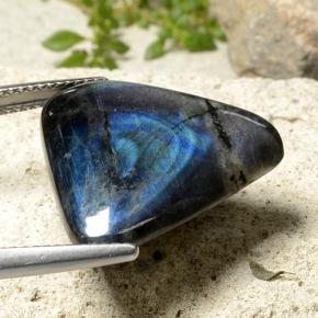 Spectrolite Gemstone in 19.7 x 19.8 mm Size for Sale, Spectrolite Stone in Multicolor Color