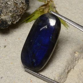 6.49 ct Multicolor Spectrolite Gemstone, Spectrolite Gem in Cushion Cabochon Shape for Sale.