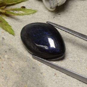 4.59 ct Multicolor Spectrolite Stone, Natural Spectrolite in Fancy Cabochon Shape for Sale