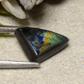 Spectrolite Gemstone in 9.7 x 8.3 mm Size for Sale, Spectrolite Stone in Multicolor Color