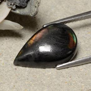 Spectrolite Gemstone in 15.8 x 9.9 mm Size for Sale, Spectrolite Stone in Multicolor Color