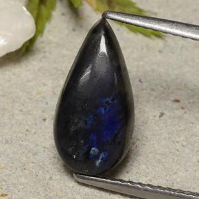 2.30 ct Multicolor Spectrolite Gemstone, Spectrolite Gem in Pear Cabochon Shape for Sale.