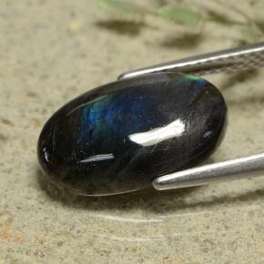 Spectrolite Gemstone in 14.4 x 9.1 mm Size for Sale, Spectrolite Stone in Multicolor Color